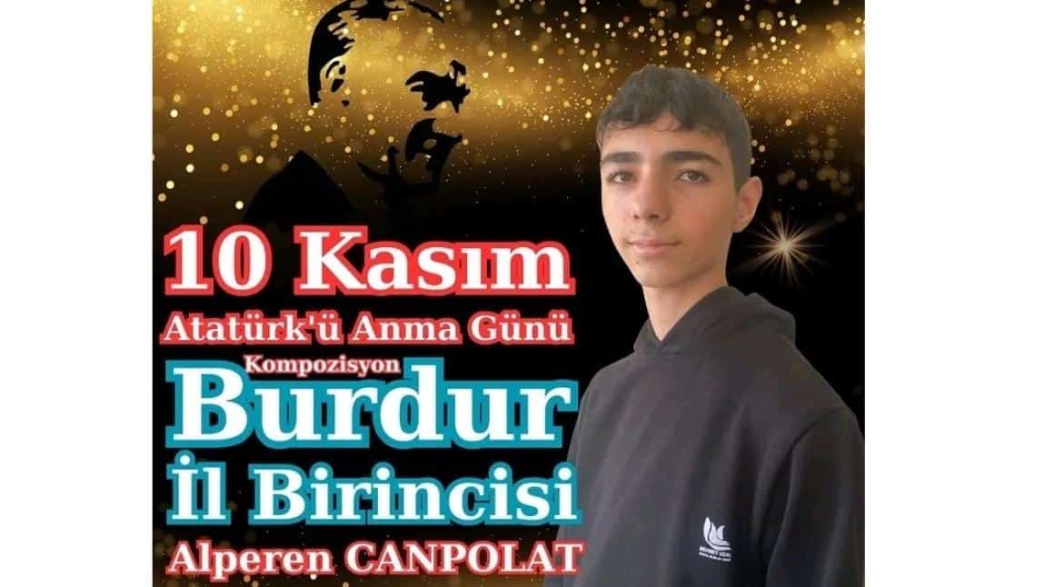 Kompozisyon Yazma Yarışması Birincisi